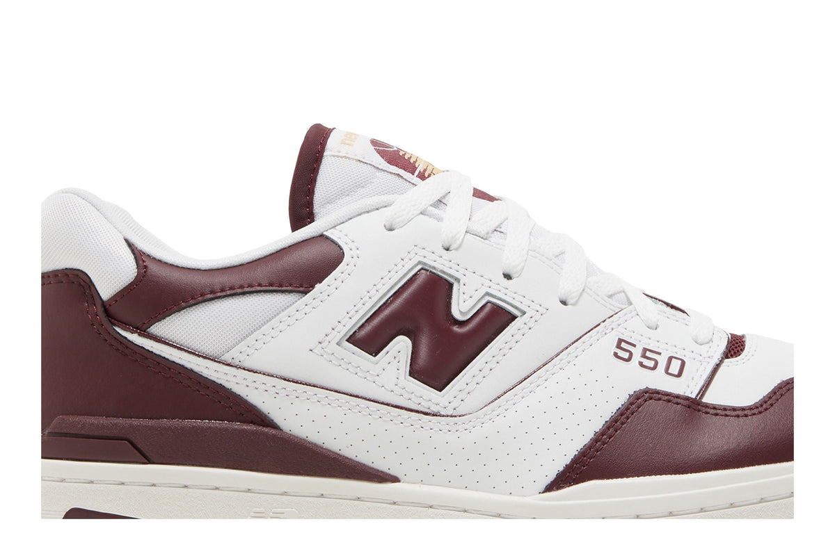 New Balance 550 White Burgundy