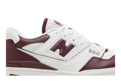 New Balance 550 White Burgundy