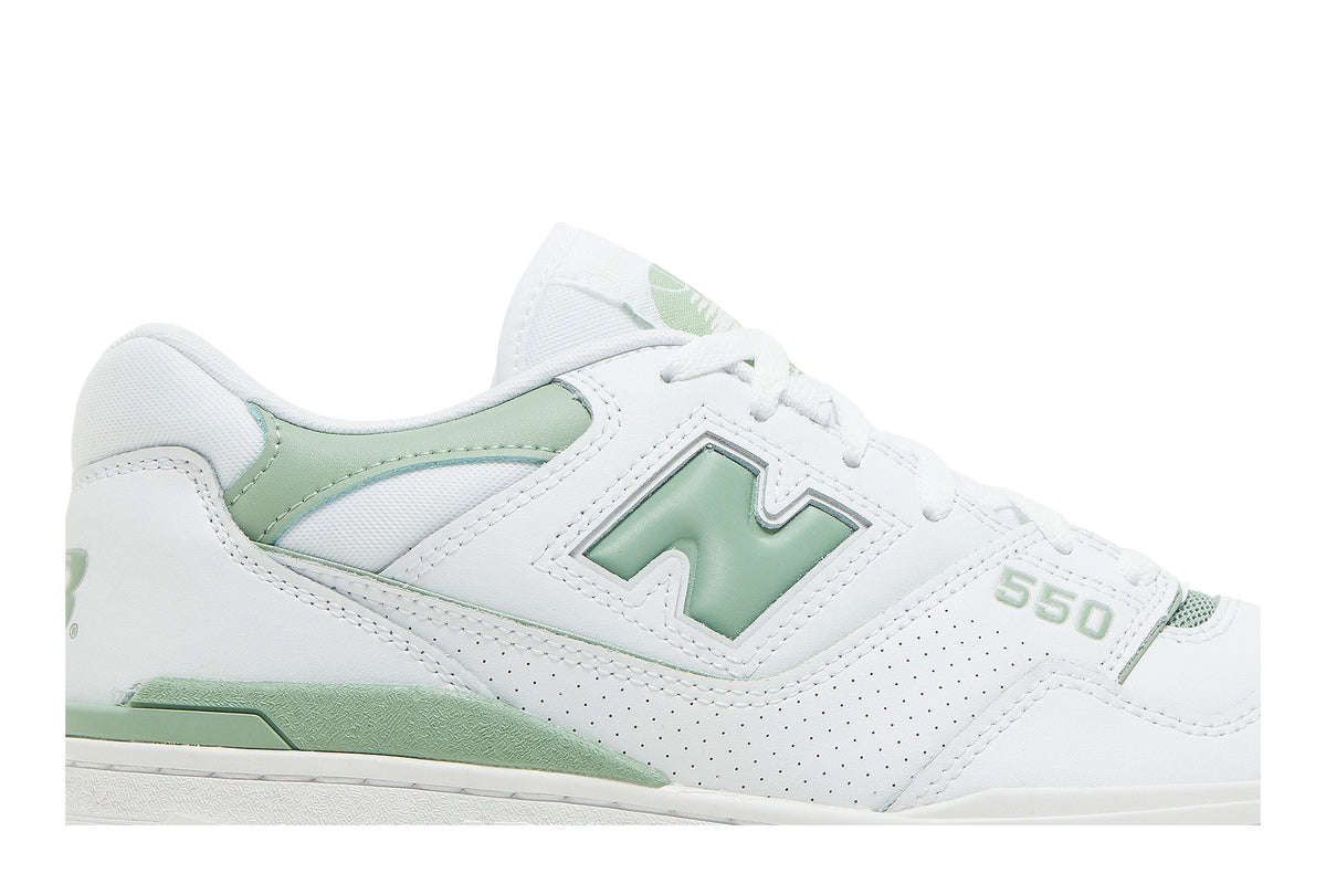 New Balance 550 White Mint Green