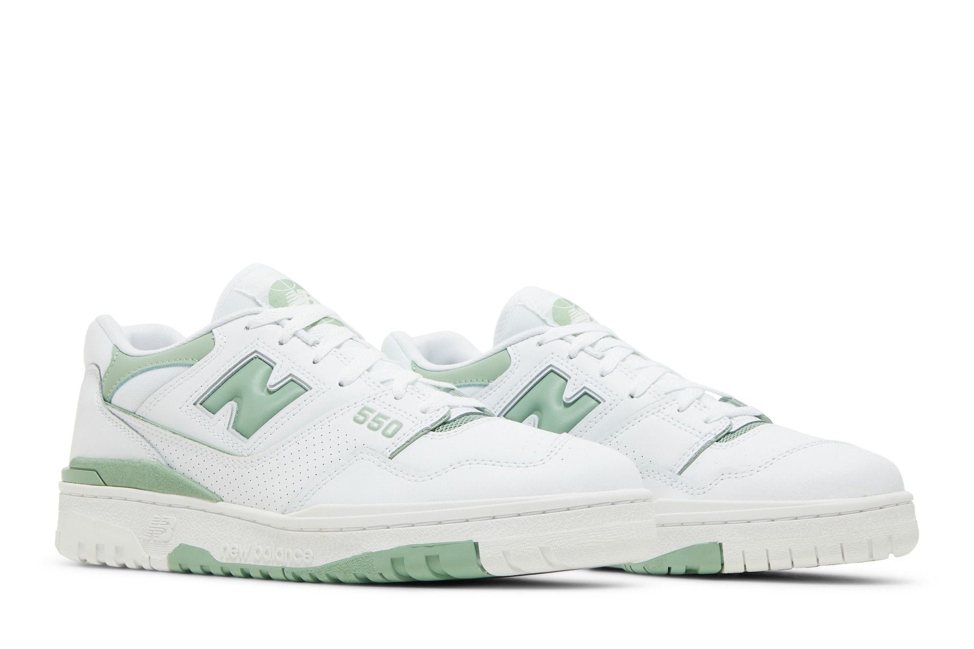 New Balance 550 White Mint Green