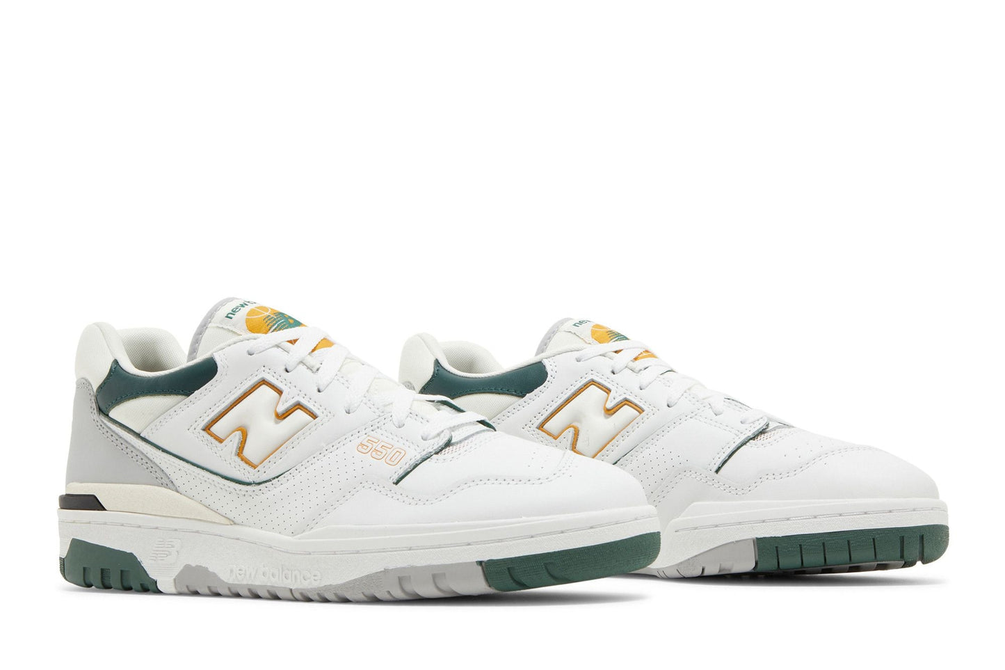 New Balance 550 White Nightwatch Green