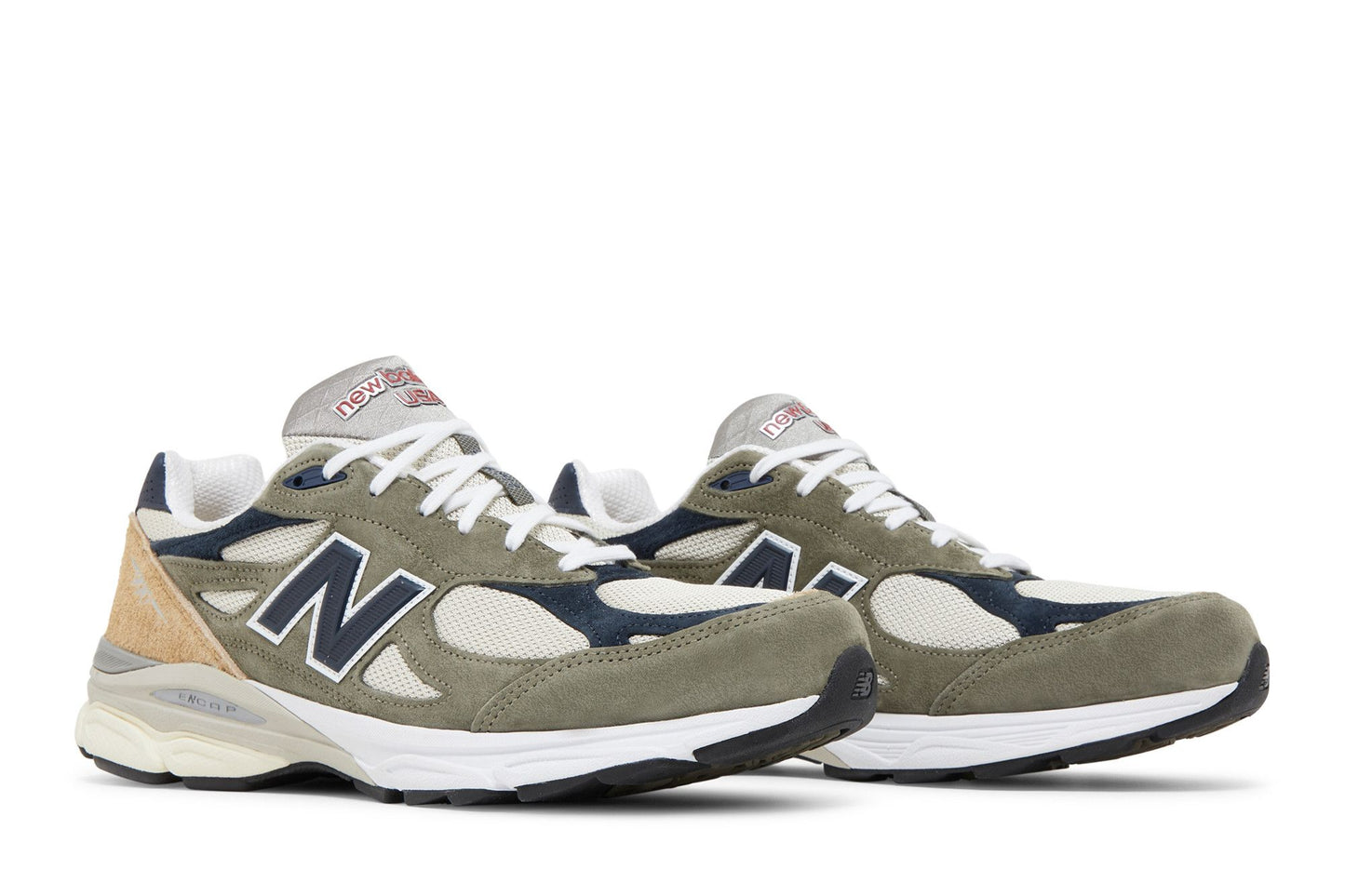 New Balance 990 v3 Made In USA Green Cream