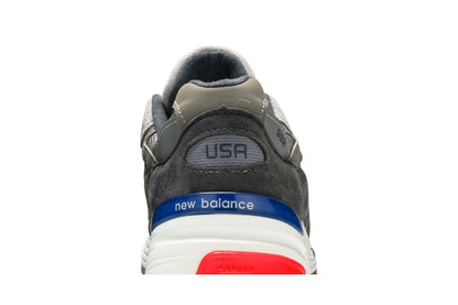 New Balance 992 Grey Blue Red