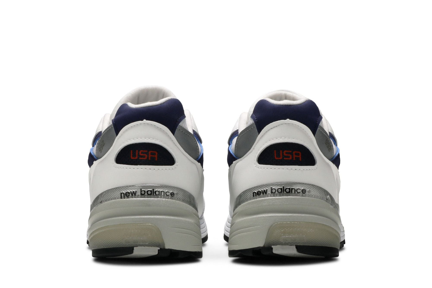 New Balance 992 White Navy