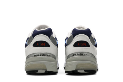 New Balance 992 White Navy