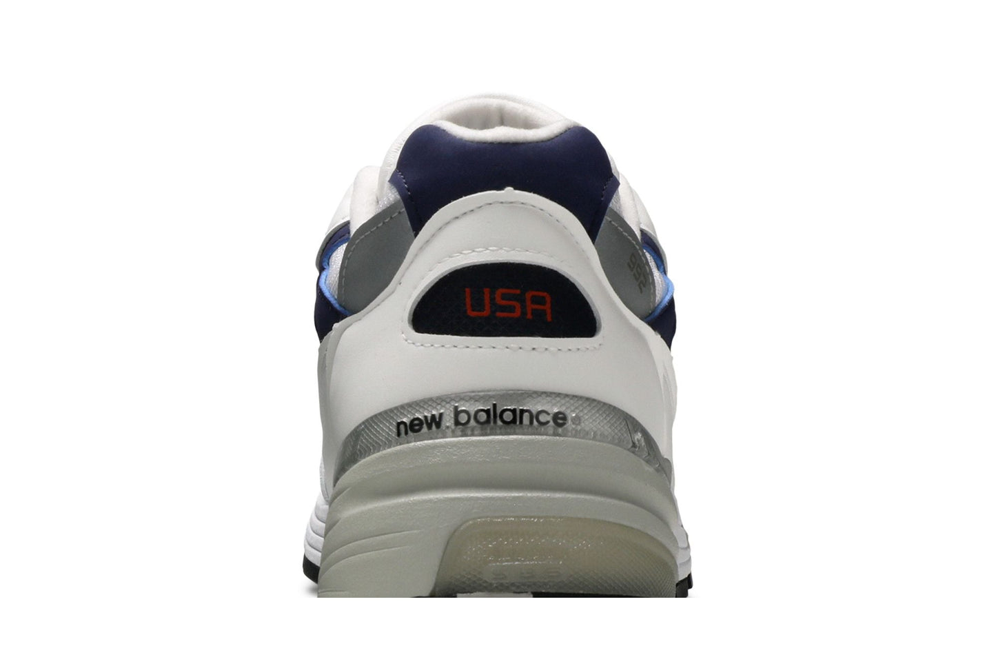 New Balance 992 White Navy