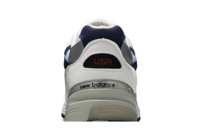 New Balance 992 White Navy