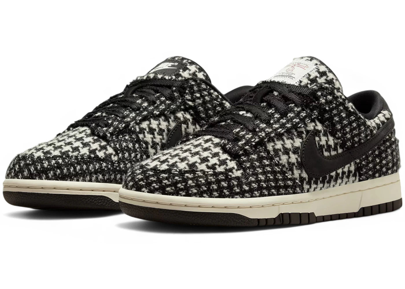 Dunk Low Harris Tweed White Black Multi - HQ5036-901