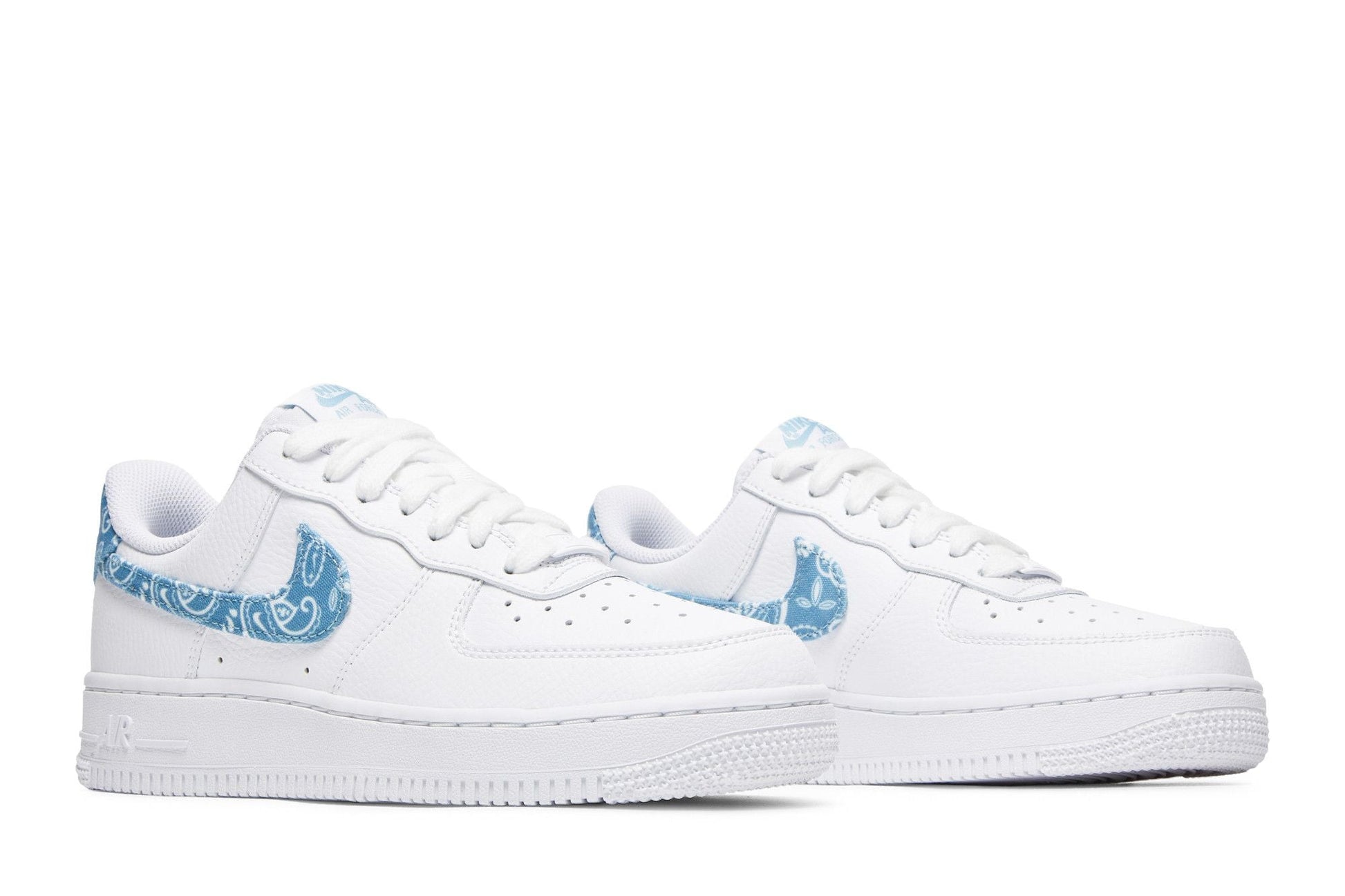 Nike Air Force 1 Low '07 Essential White Worn Blue Paisley