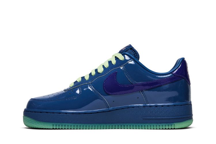 Nike Air Force 1 Low Patent Leather Mystic Navy Grape Ice