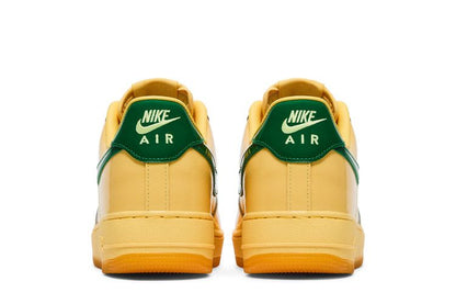Nike Air Force 1 Low Patent Leather Topaz Gold Pine Green