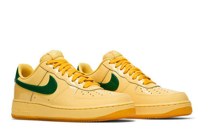 Nike Air Force 1 Low Patent Leather Topaz Gold Pine Green