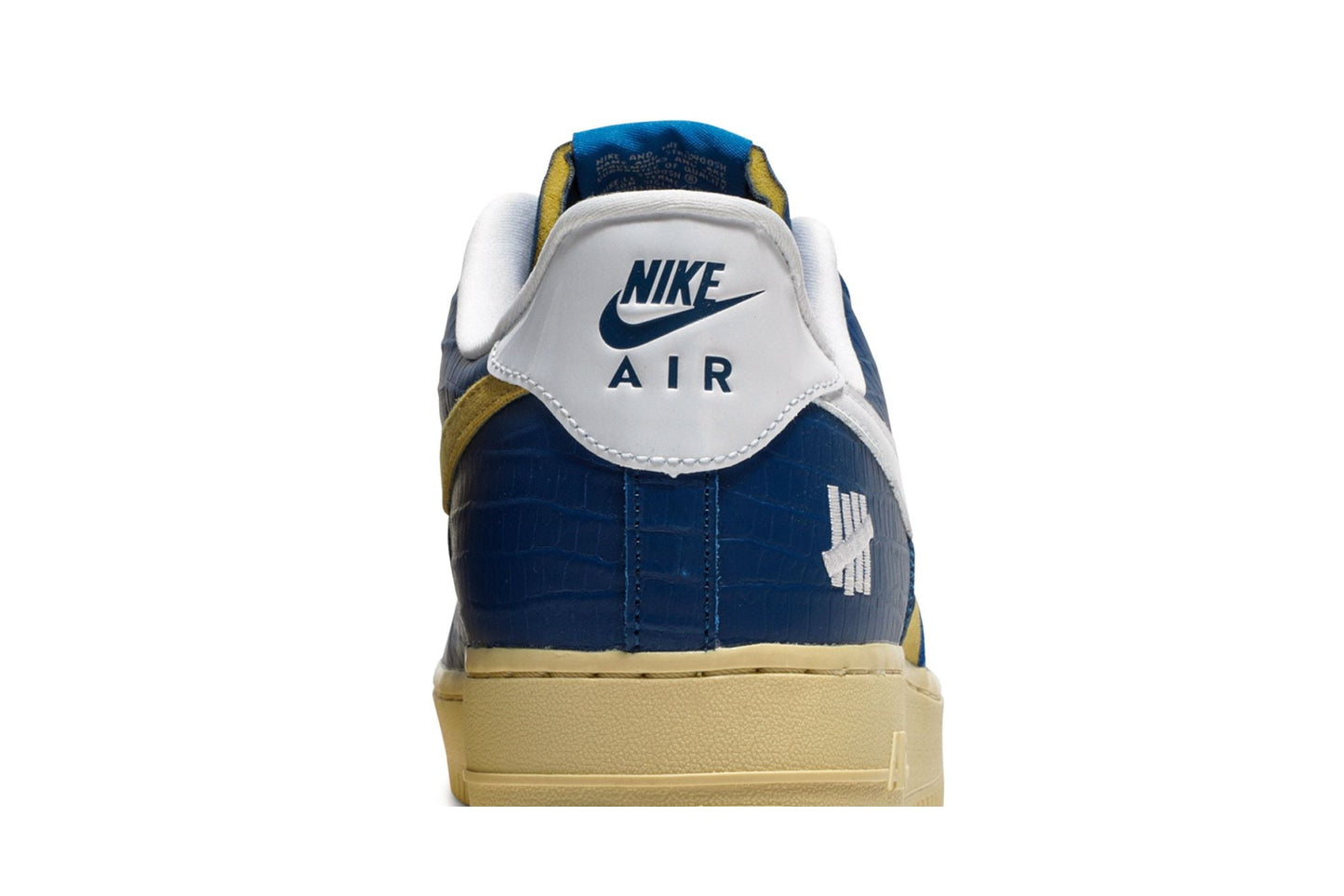 Nike Air Force 1 Low SP Undefeated 5 On It Blue Yellow Croc