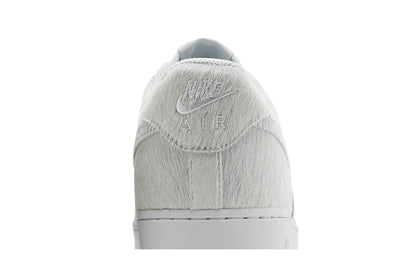 Nike Air Force 1 Low White Pony Hair Heel