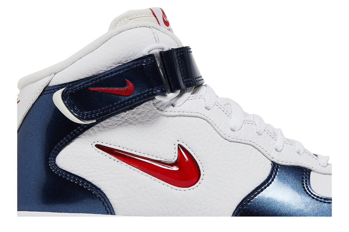 Nike Air Force 1 Mid University Red Midnight Navy