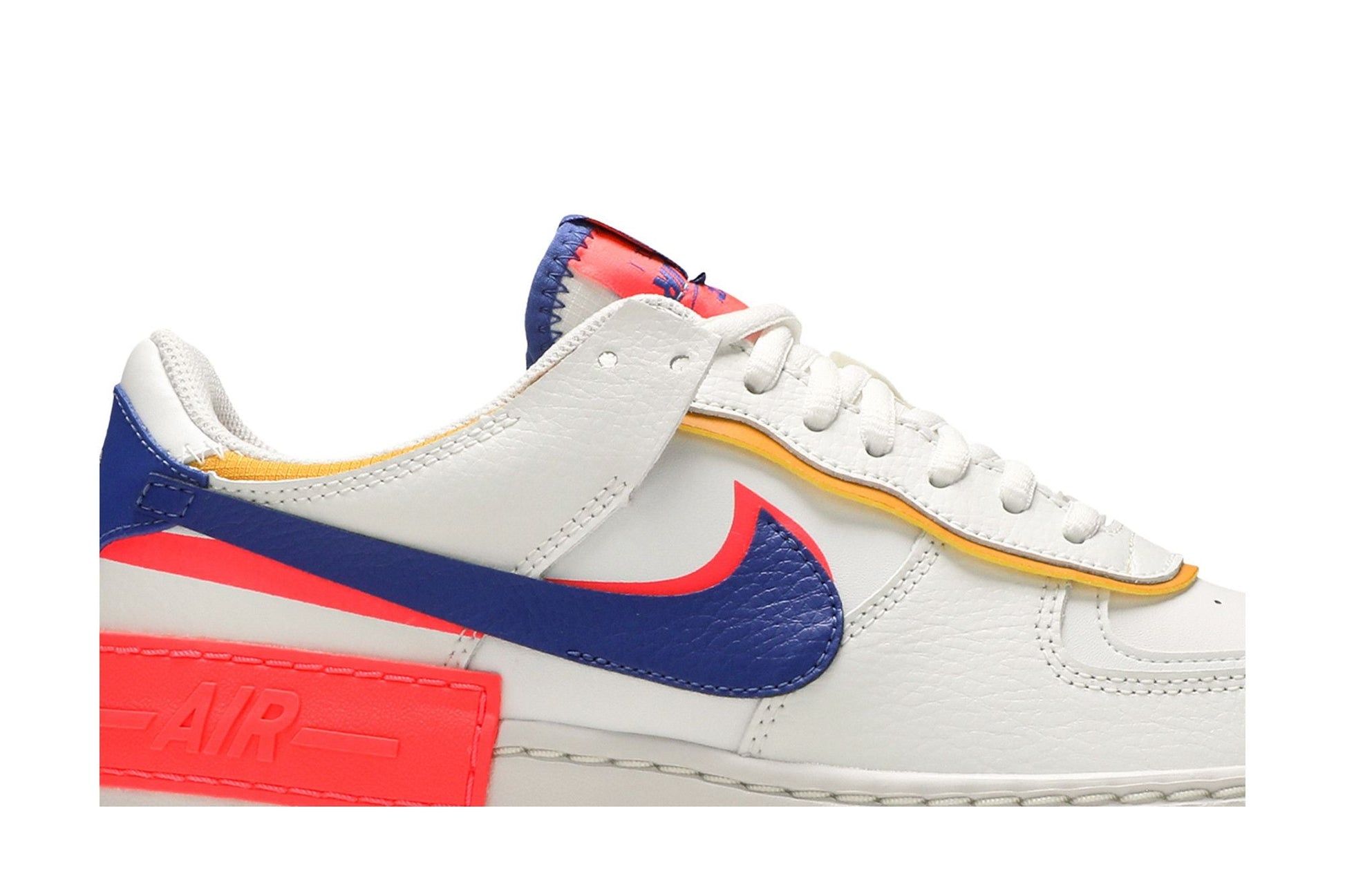 Nike Air Force 1 Shadow White Flash Crimson Astronomy Blue