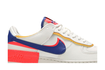 Nike Air Force 1 Shadow White Flash Crimson Astronomy Blue