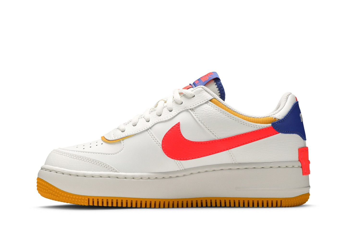 Nike Air Force 1 Shadow White Flash Crimson Astronomy Blue