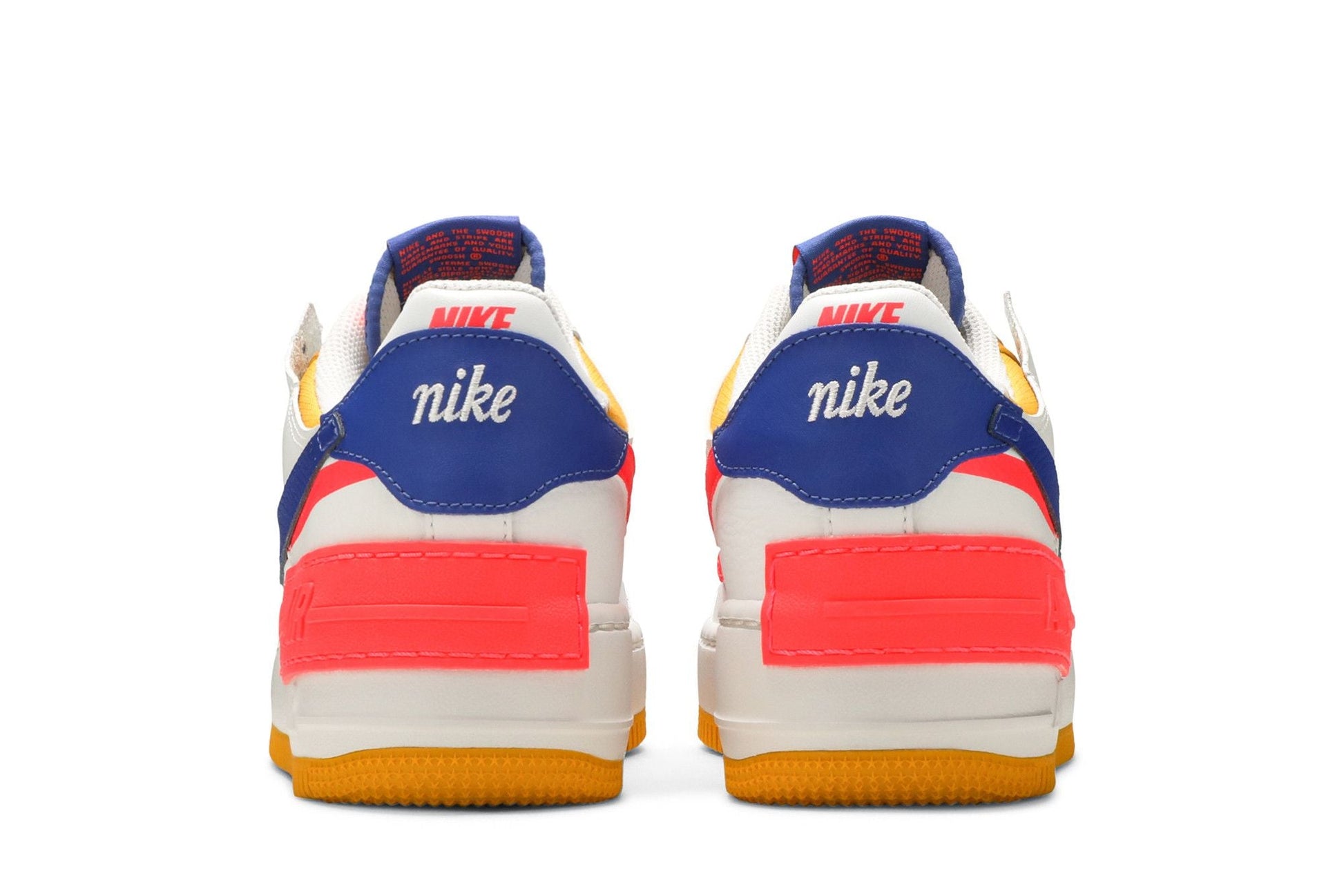 Nike Air Force 1 Shadow White Flash Crimson Astronomy Blue