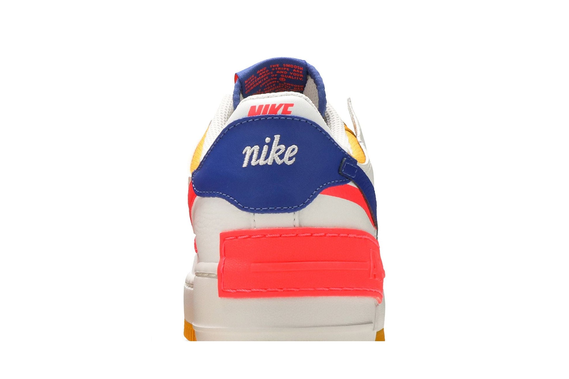 Nike Air Force 1 Shadow White Flash Crimson Astronomy Blue
