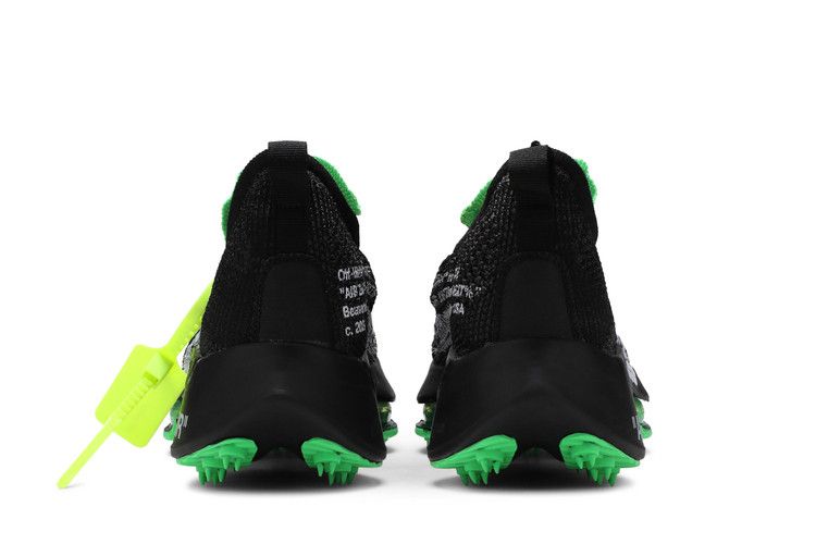 Nike Air Zoom Tempo Next% Flyknit Off-White Black Scream Green