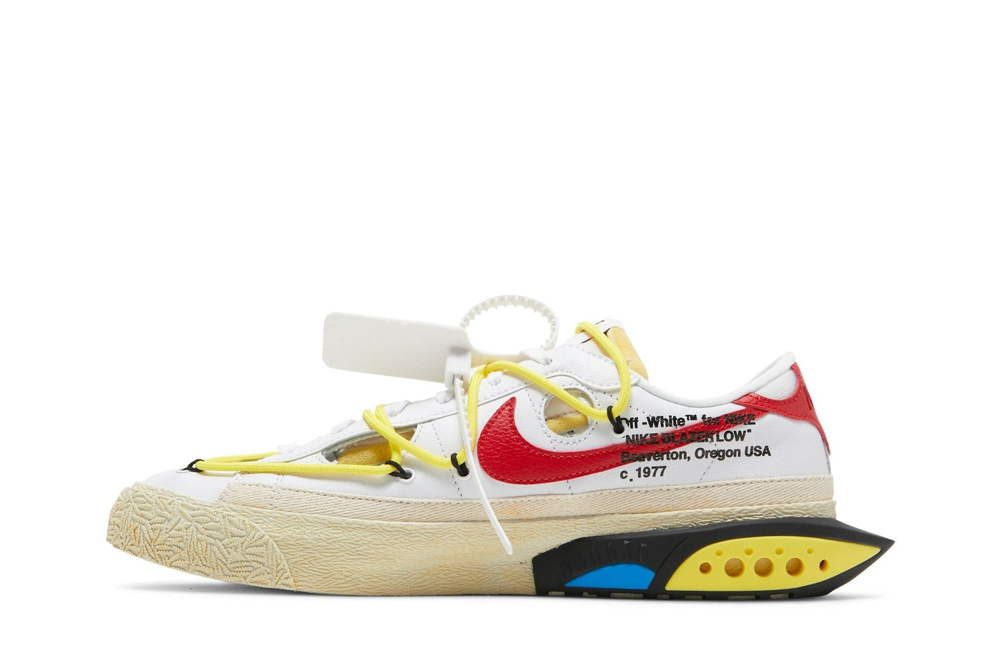 Nike Blazer Low Off-White White University Red