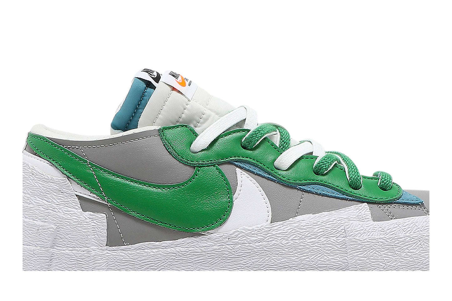 Nike Blazer Low Sacai Medium Grey Classic Green