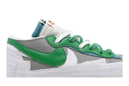 Nike Blazer Low Sacai Medium Grey Classic Green
