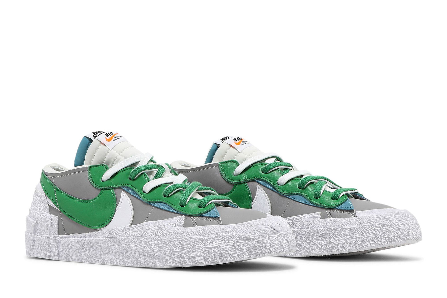 Nike Blazer Low Sacai Medium Grey Classic Green