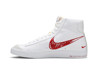 Nike Blazer Mid Sketch Red Swoosh