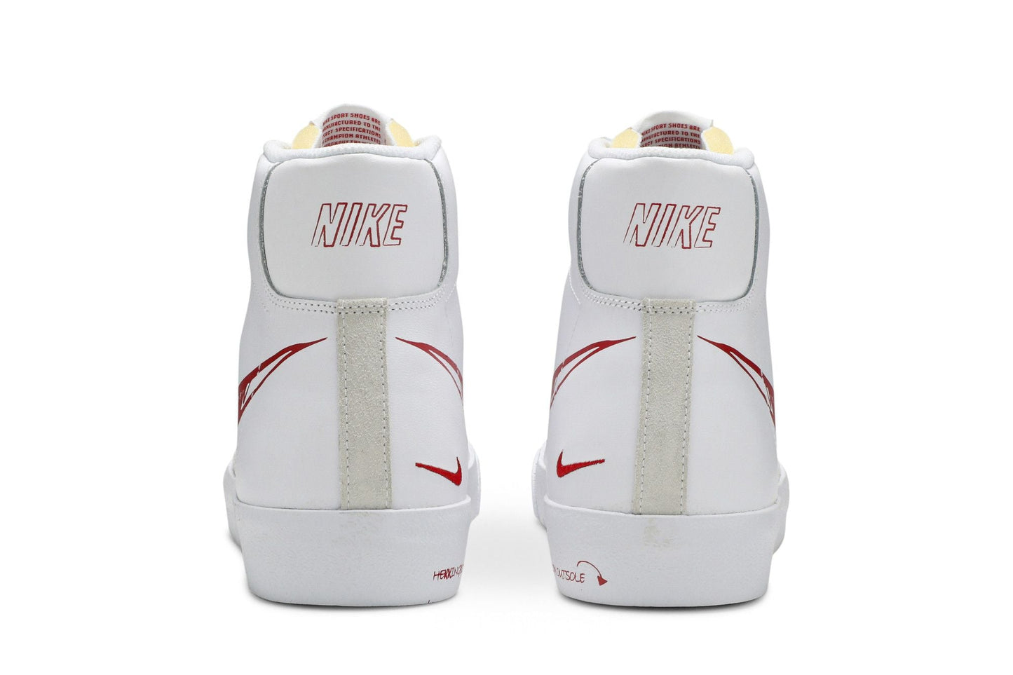Nike Blazer Mid Sketch Red Swoosh