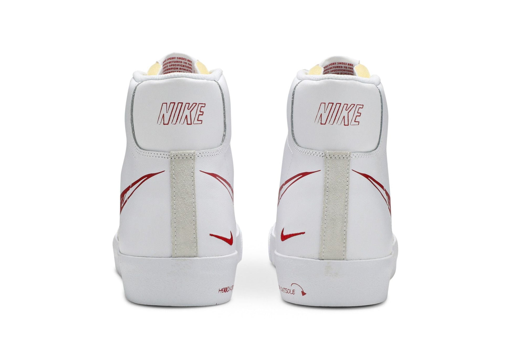 Nike Blazer Mid Sketch Red Swoosh
