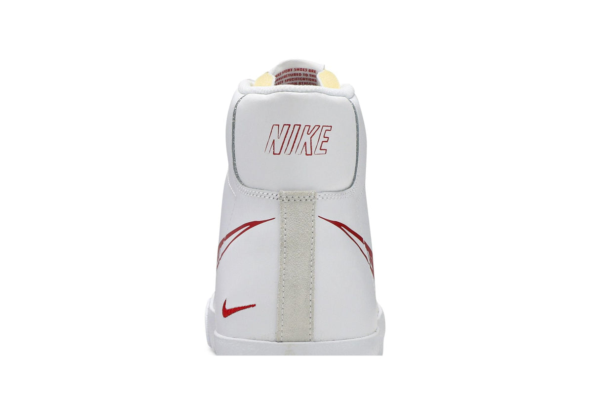 Nike Blazer Mid Sketch Red Swoosh