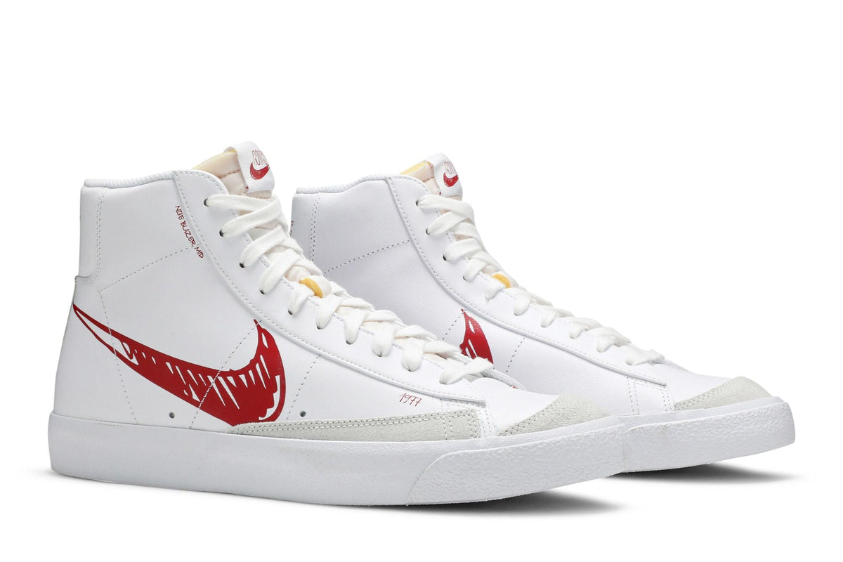 Nike Blazer Mid Sketch Red Swoosh