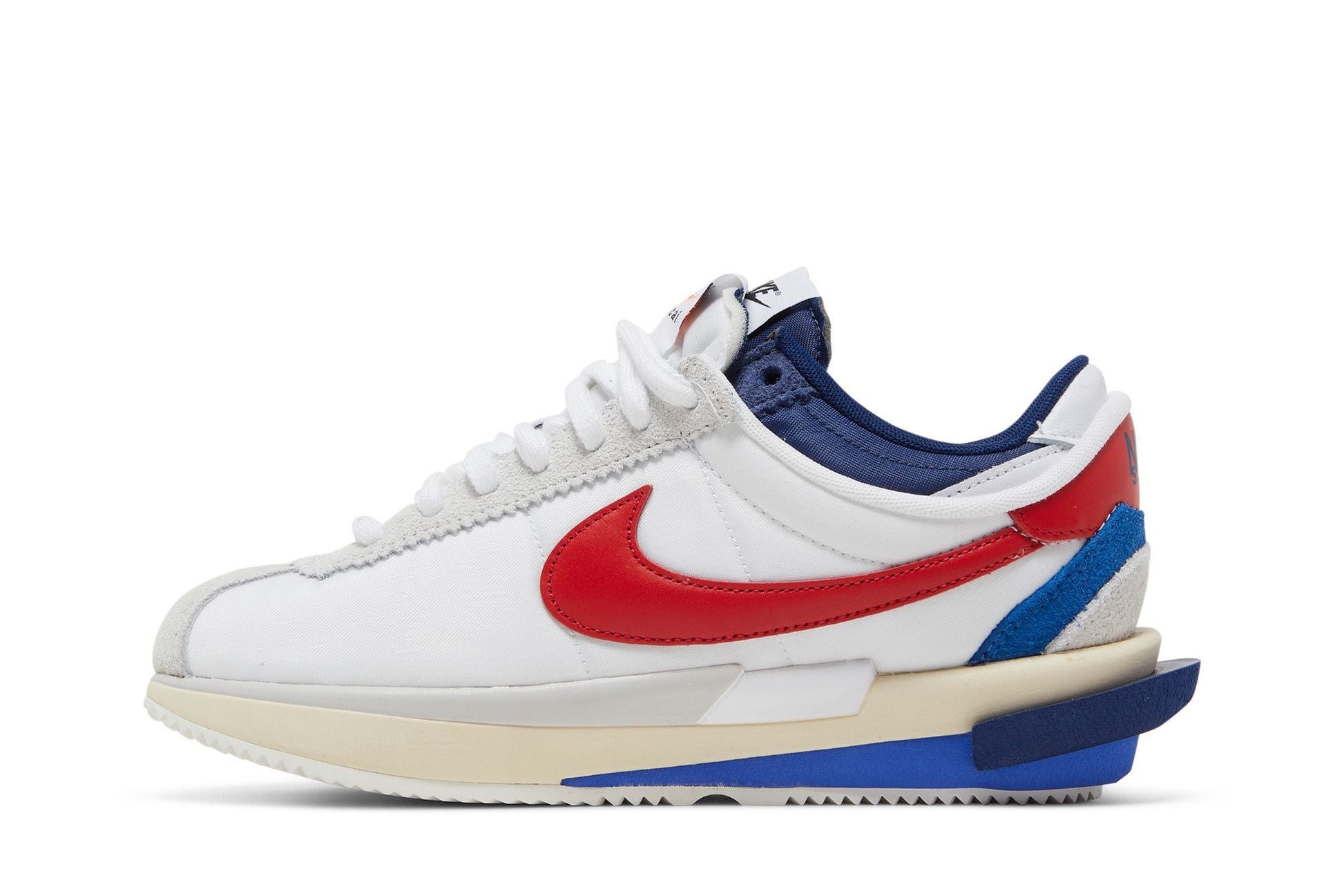 Nike Cortez 4.0 Sacai White University Red Blue