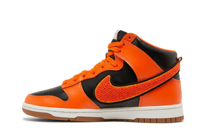 Nike Dunk High University Chenille Swoosh Safty Orange