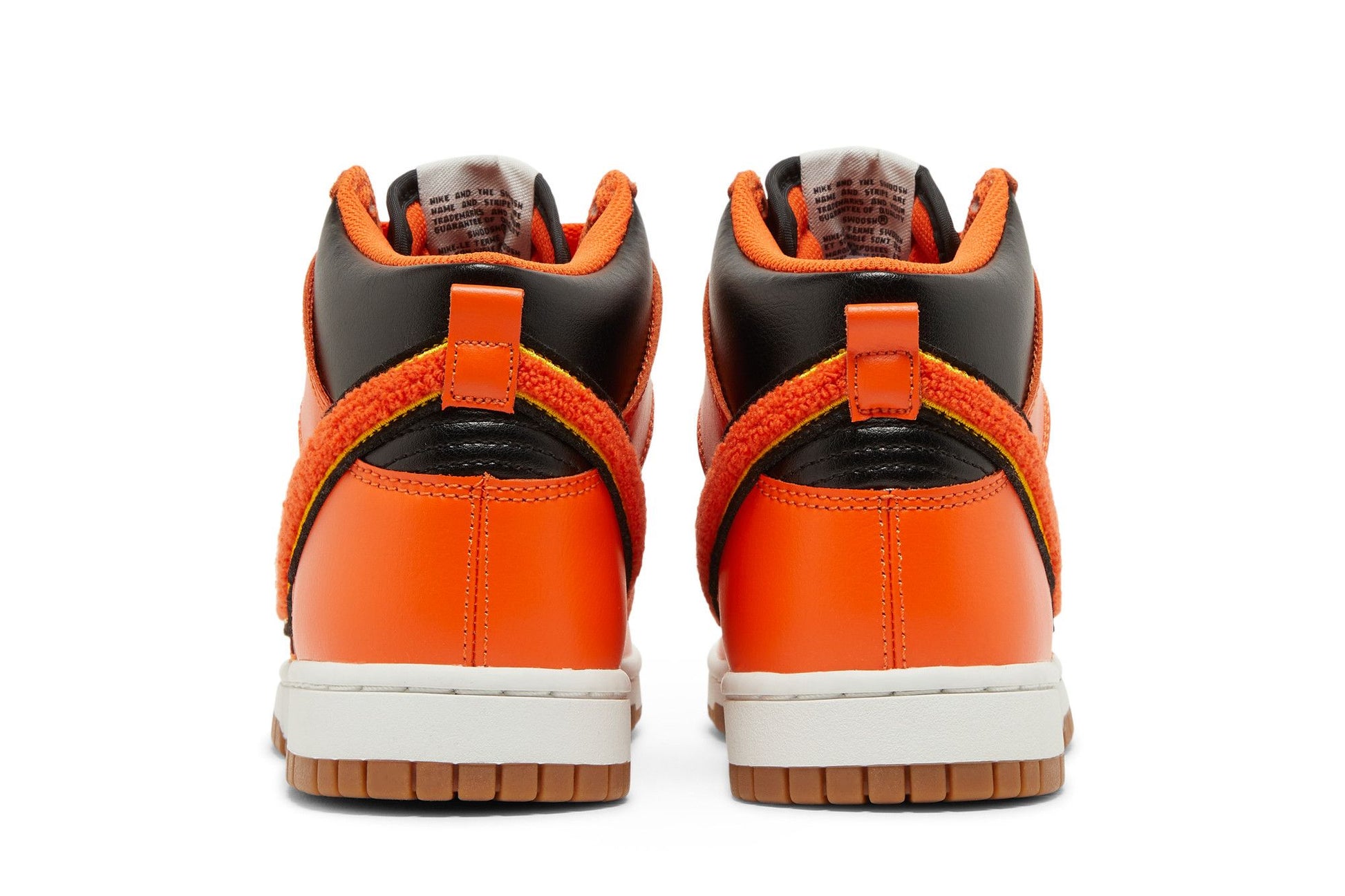 Nike Dunk High University Chenille Swoosh Safty Orange