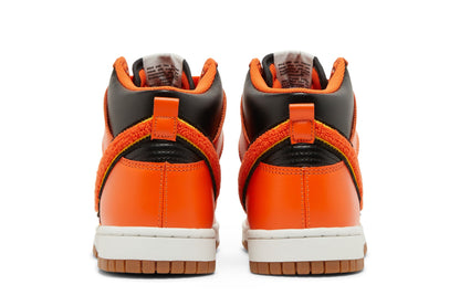 Nike Dunk High University Chenille Swoosh Safty Orange