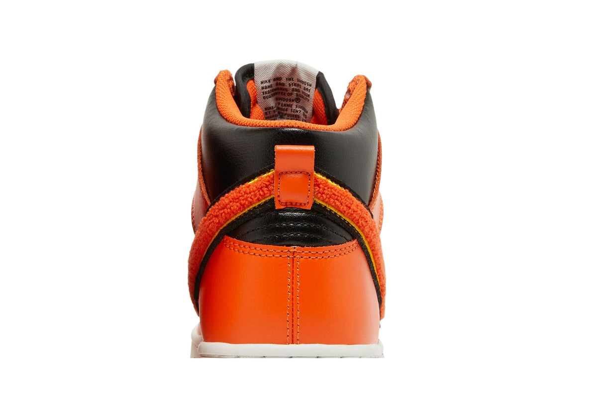 Nike Dunk High University Chenille Swoosh Safty Orange