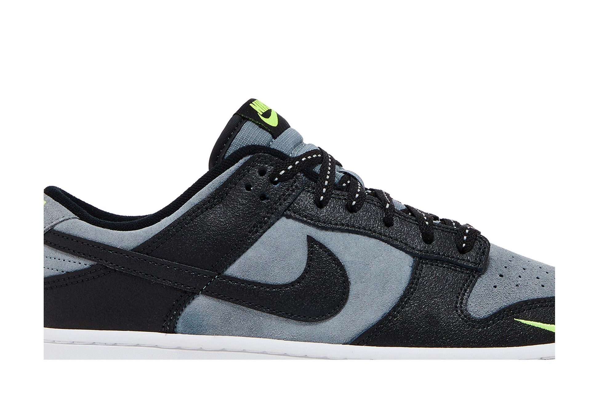 Nike Dunk Low Black Grey Green Strike