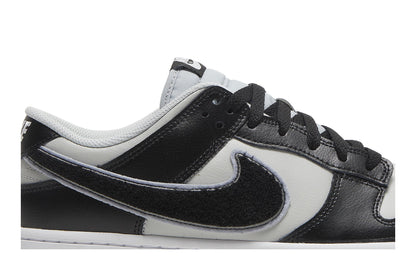 Nike Dunk Low Chenille Swoosh Grey Black