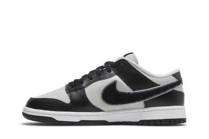 Nike Dunk Low Chenille Swoosh Grey Black
