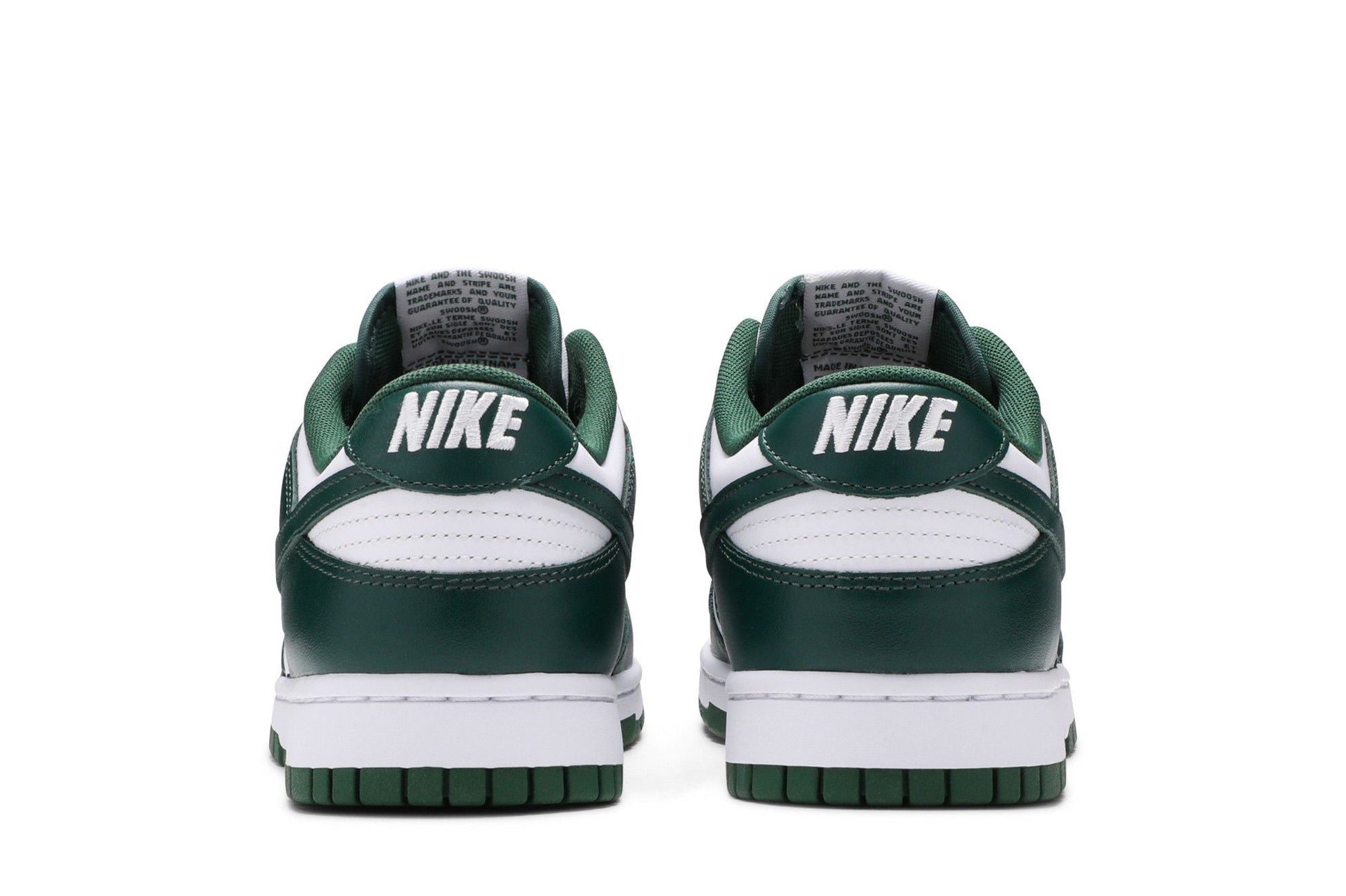 Nike Dunk Low Michigan State Green