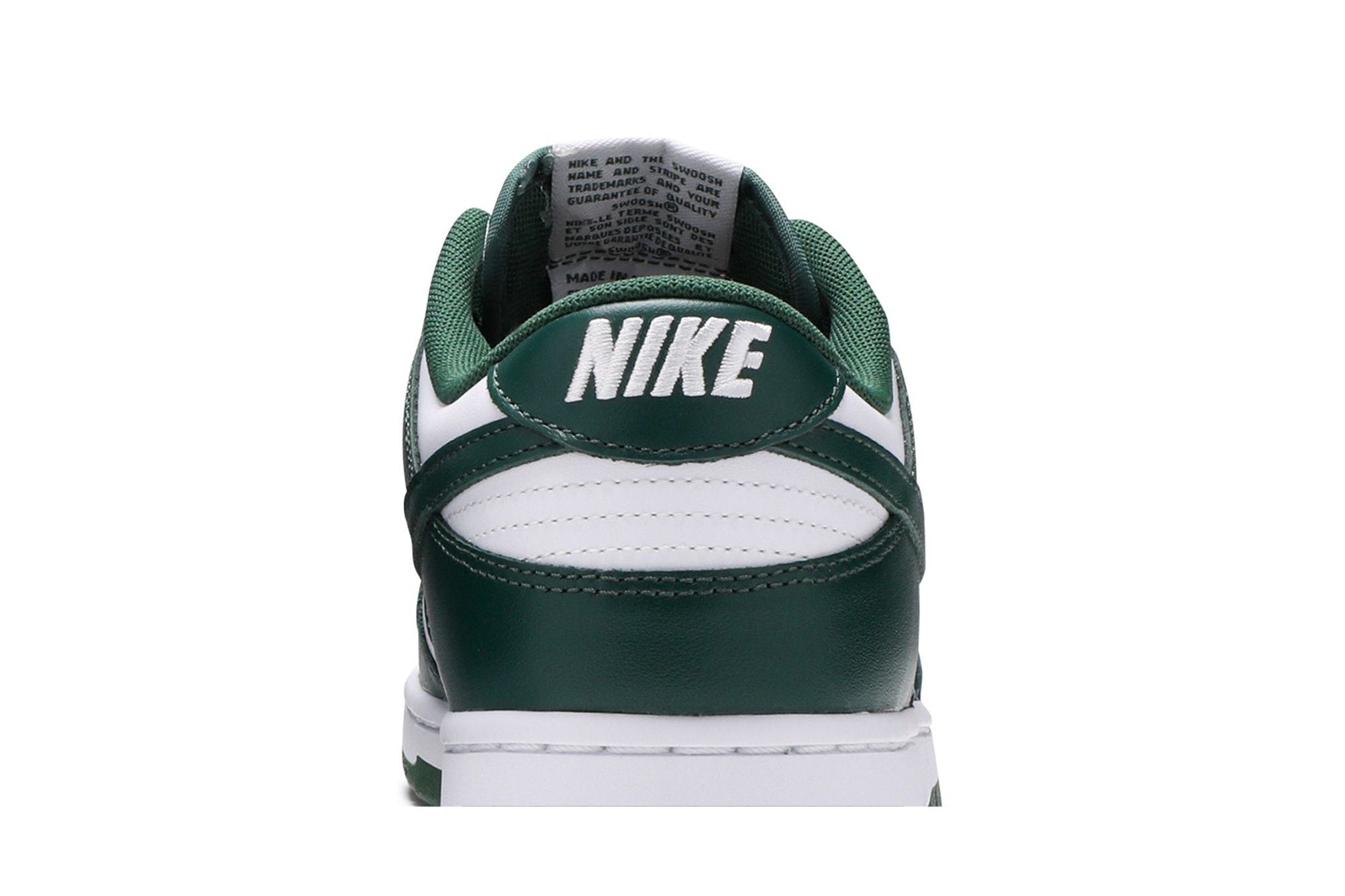 Nike Dunk Low Michigan State Green
