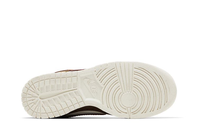 Nike Dunk Low Retro Khaki Team Red Pearl White