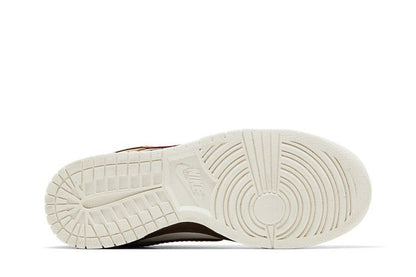 Nike Dunk Low Retro Khaki Team Red Pearl White