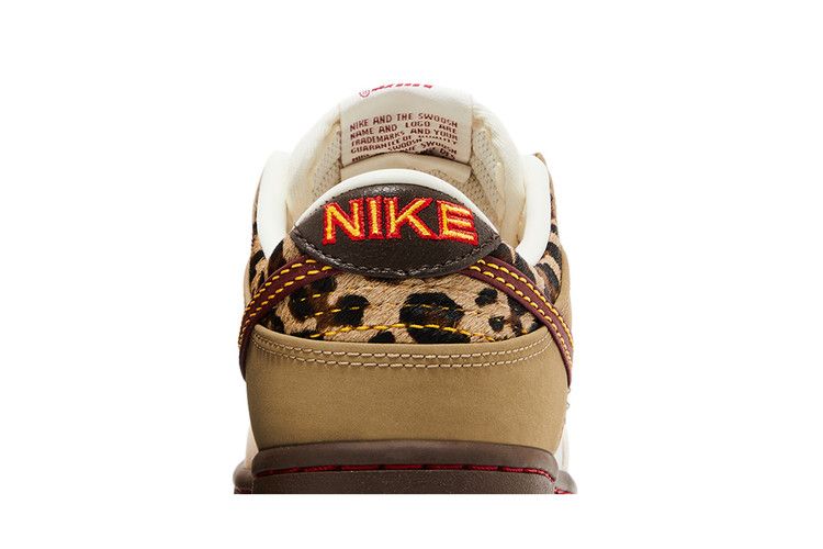 Nike Dunk Low Retro Khaki Team Red Pearl White