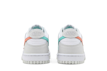 Nike Dunk Low White Bone Peach Aqua