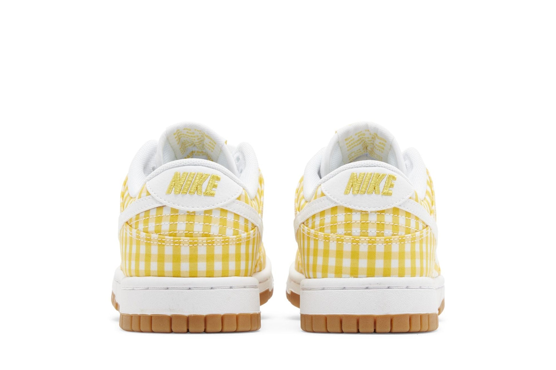 Nike Dunk Low Yellow Gingham