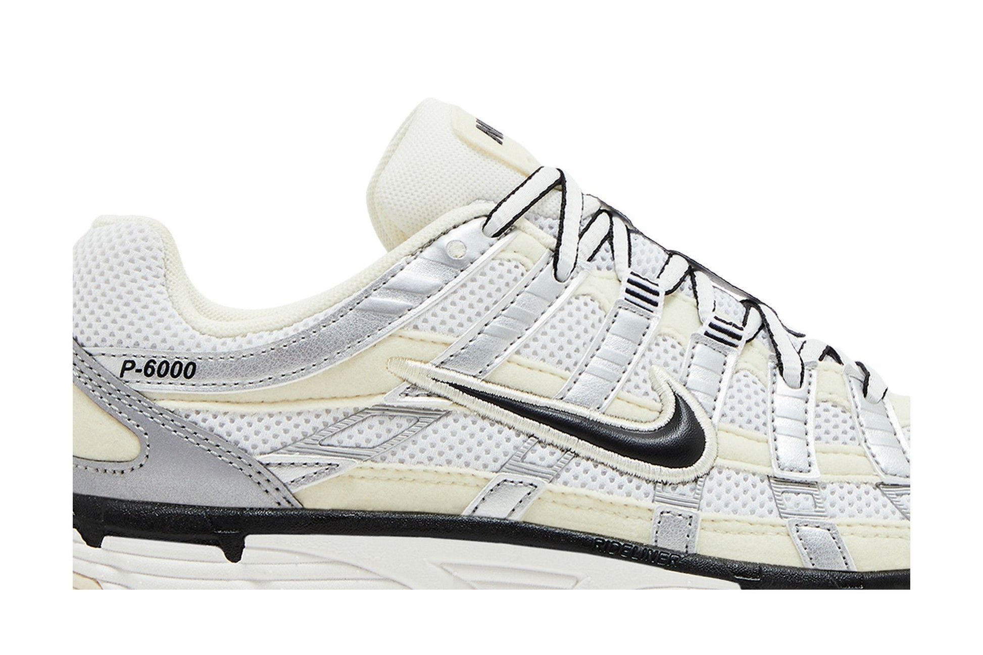 Nike P-6000 Coconut Milk Metallic Silver
